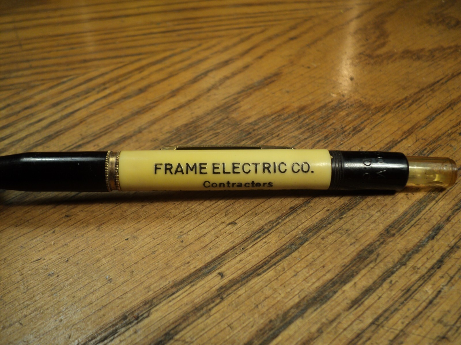 Vintage Monroe Mechanical Pencil Frame Electric Co 5-3/8″ Long Electrical Tester