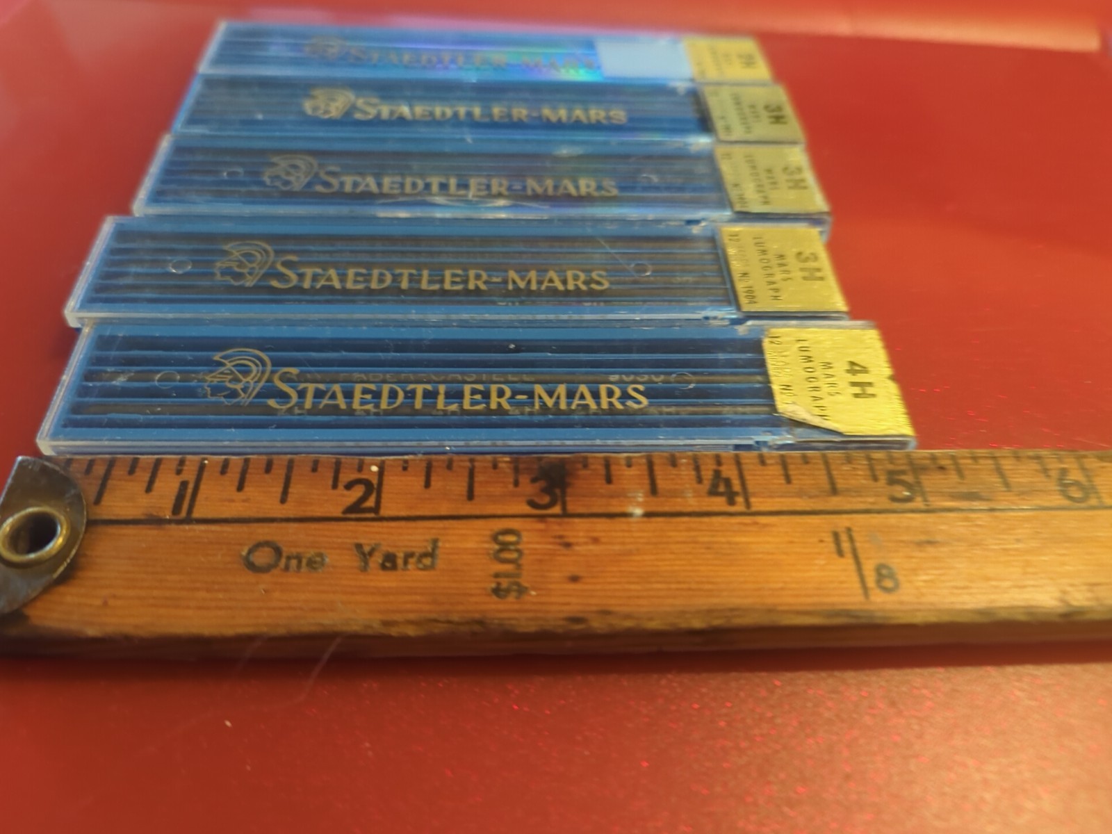 Staedtler Mars Mechanical Pencil Lead Refill Lot 4H 3H 2H F H Leads Germany 3341