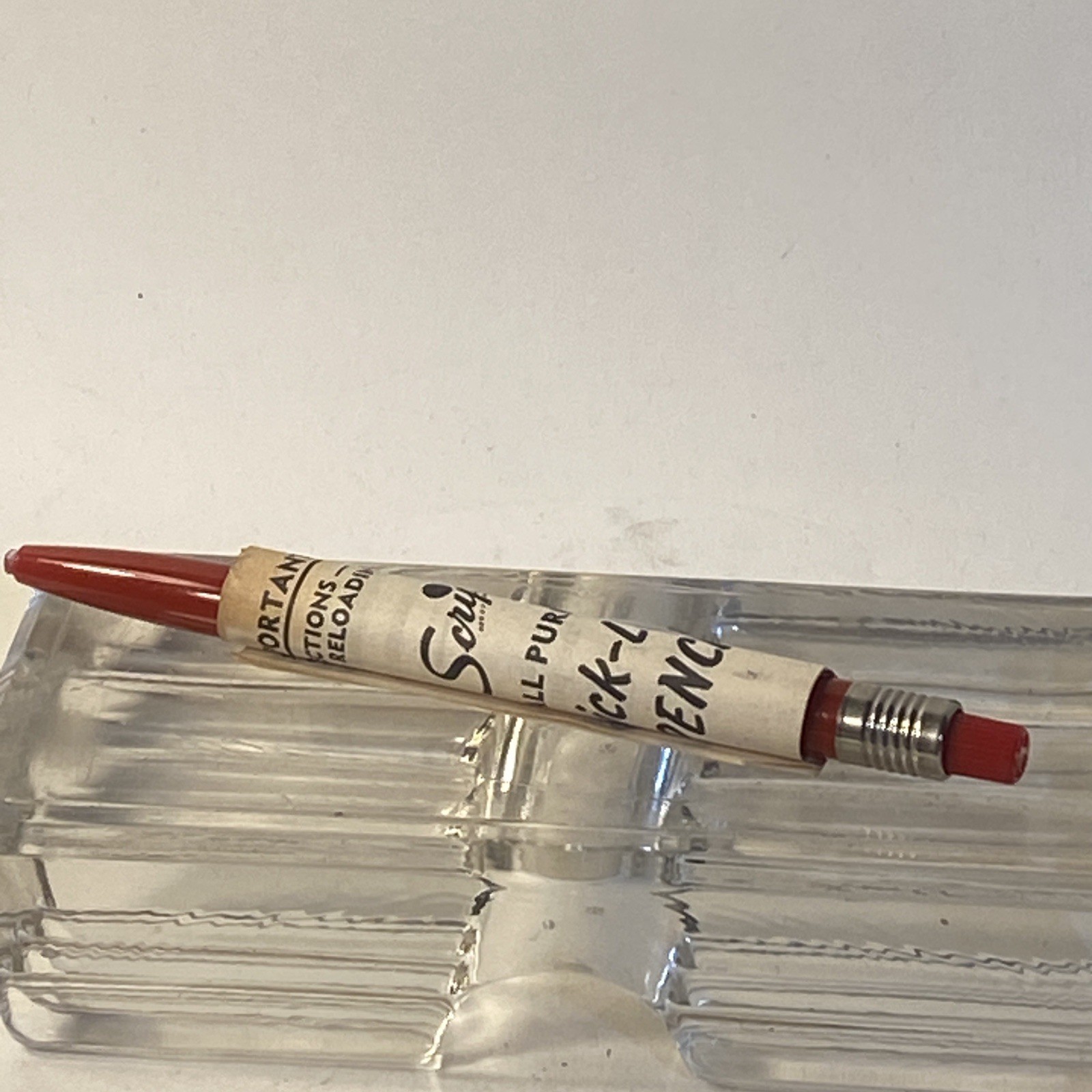 Scripto Thick Lead Pencil China Marker Property U.S. Gov