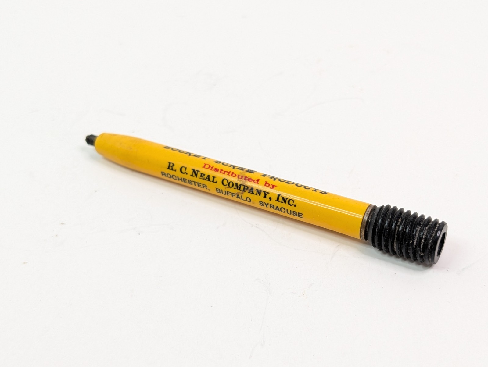 1960’s UNBRAKO Head Cap Mechanical Pencil & Leads Vtg R C Neil Company Scripto