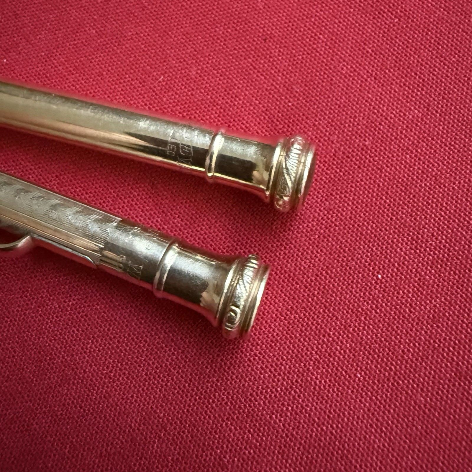 Set Of Two Antique Wahl Eversharp Gold Filled Pencils