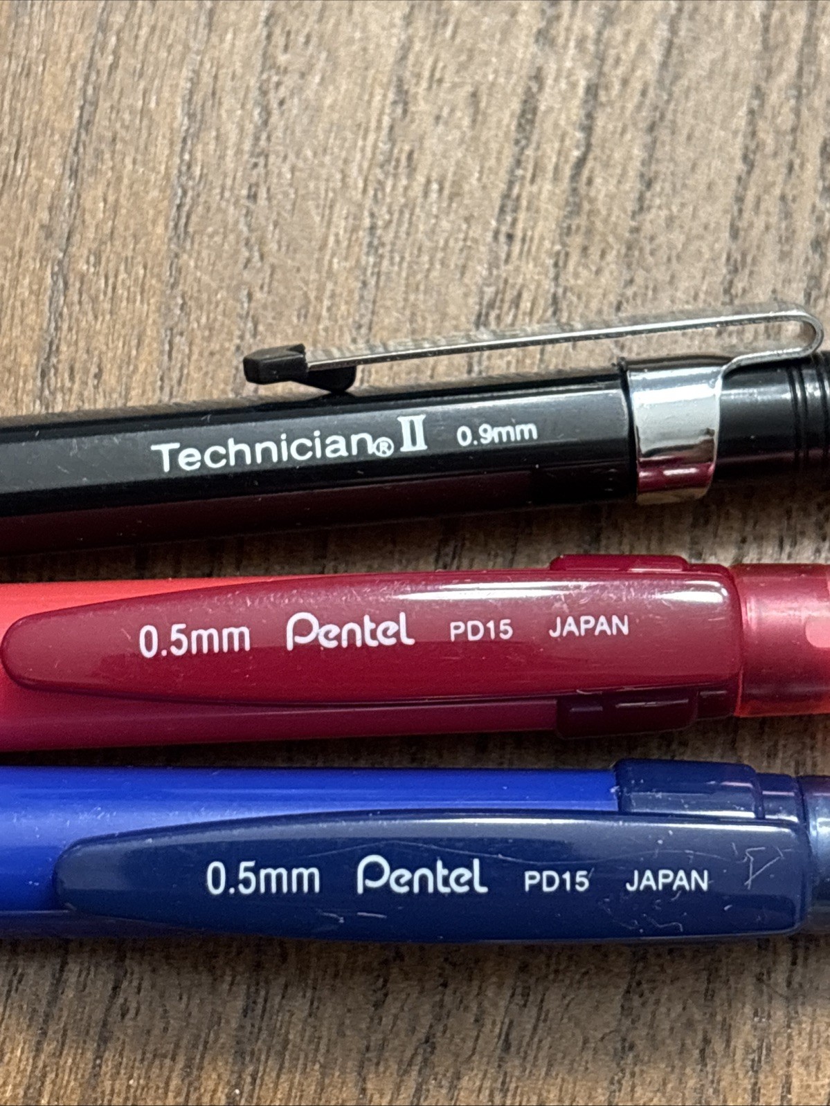 Lot of 6 Vintage Pen and Mechanical Pencil Pentel, Sanford