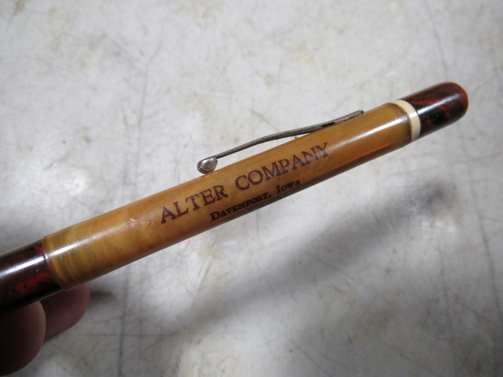 Vintage/Antique Redipoint Bakelite Catalin Mechanical Pencil Davenport Iowa