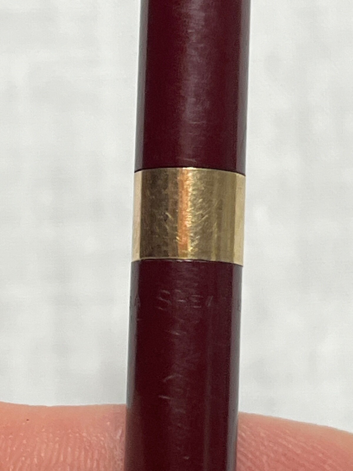 Vintage Sheaffer’s Made in The USA Burgundy Mechanical Pencil 14k