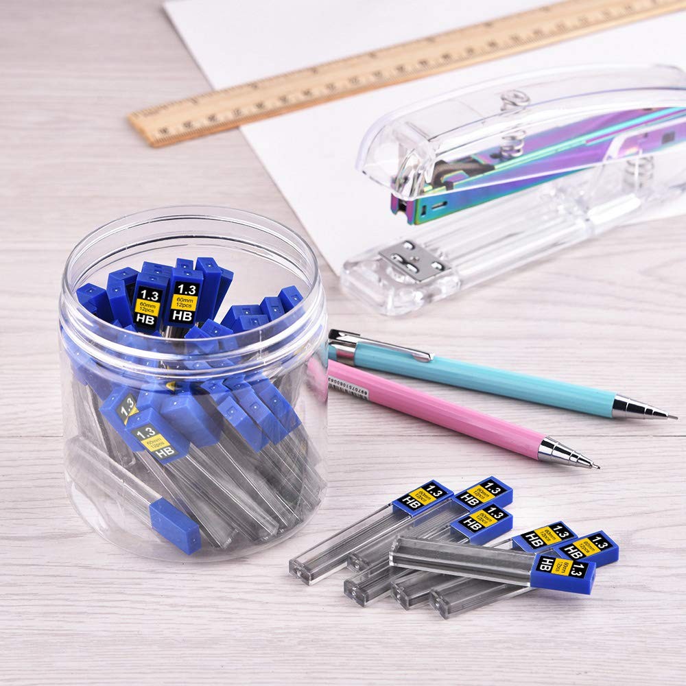 480 Pieces Lead Refill 1.3 mm HB Break Resistant Mechanical Pencil Lead, 12 P…