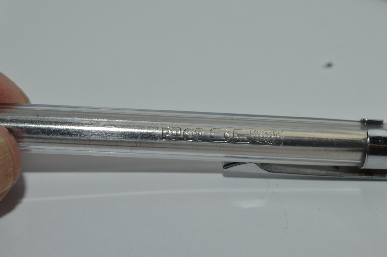 PILOT Automatic Pencil 0.5mm Transparent Body Made In Japan Rare HTF