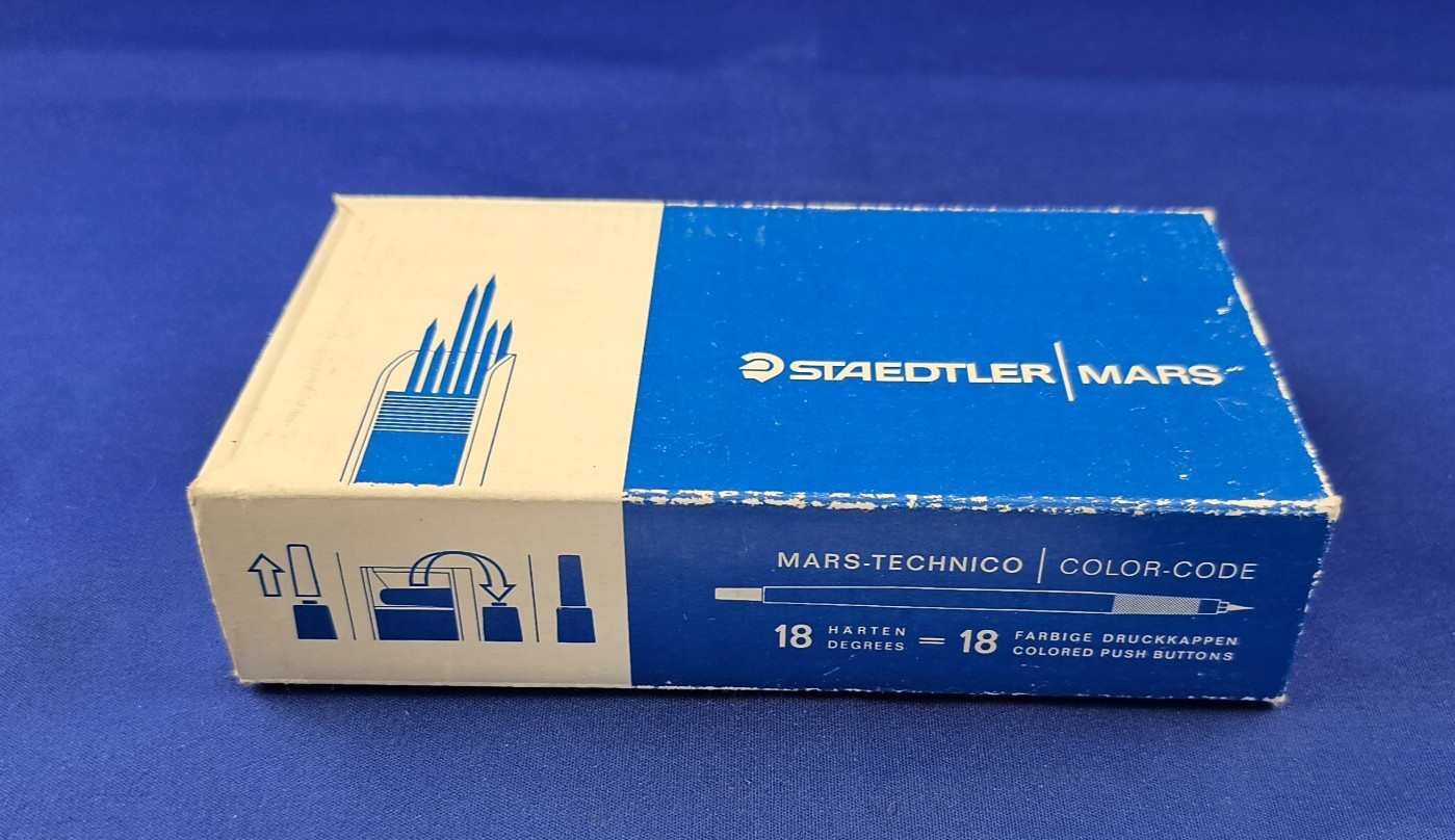 12 Boxes DRAWING LEADS 9 Brown 204 – 7, 3 Lead 200 -B Staedtler Mars Germany