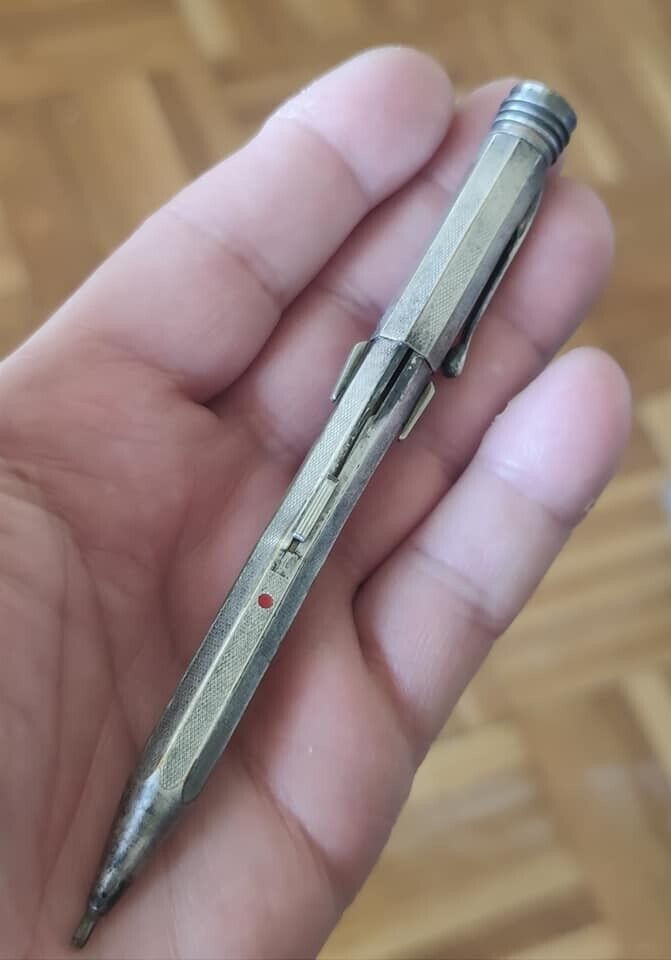 🔴FEND 4 Colors 0PEL Super Norma Pat. 900 Silver Mechanical pencil 1930s🔴RR!