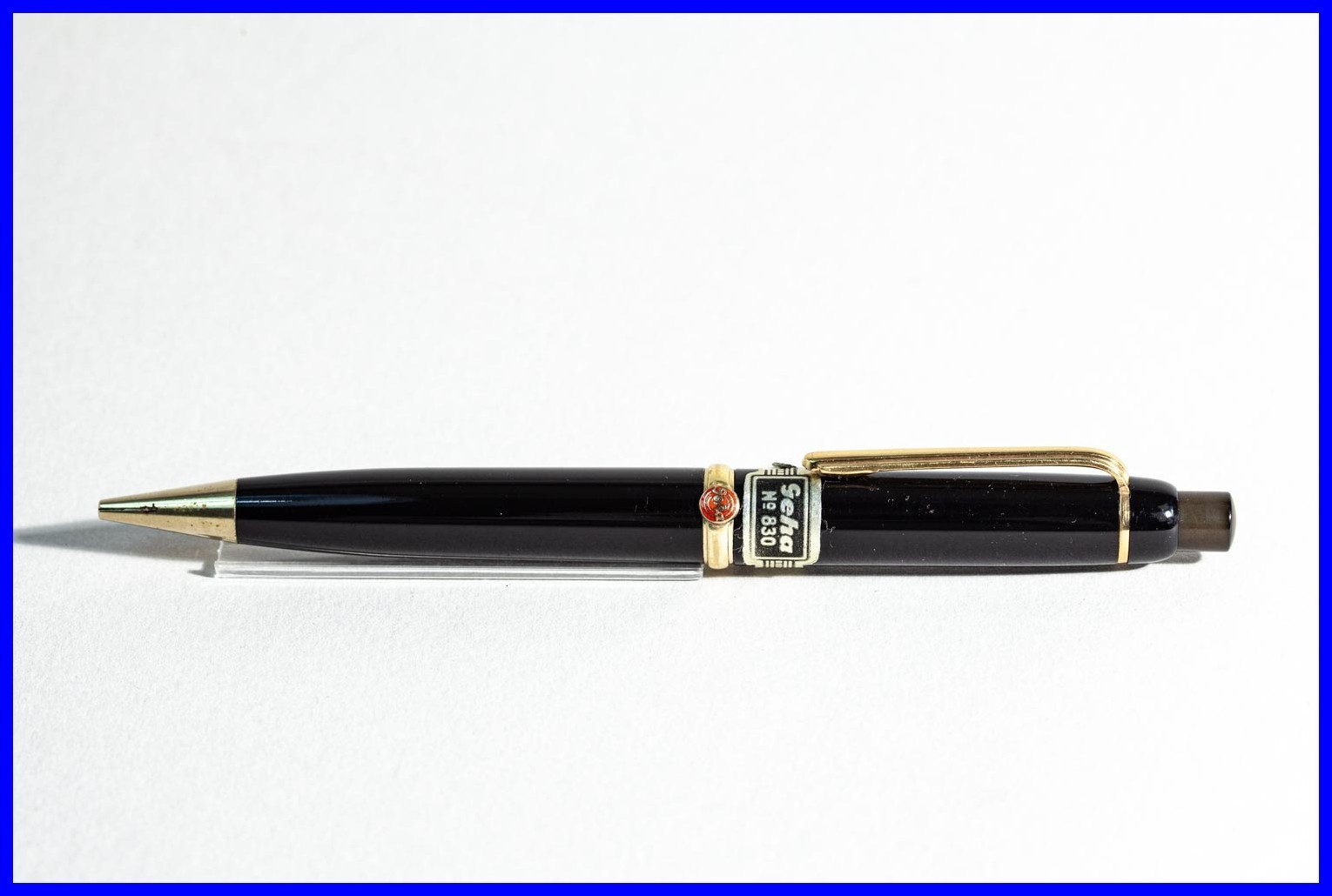 1950s GEHA Regent Pencil N° 830 in Black & Gold for 1.18mm Leads