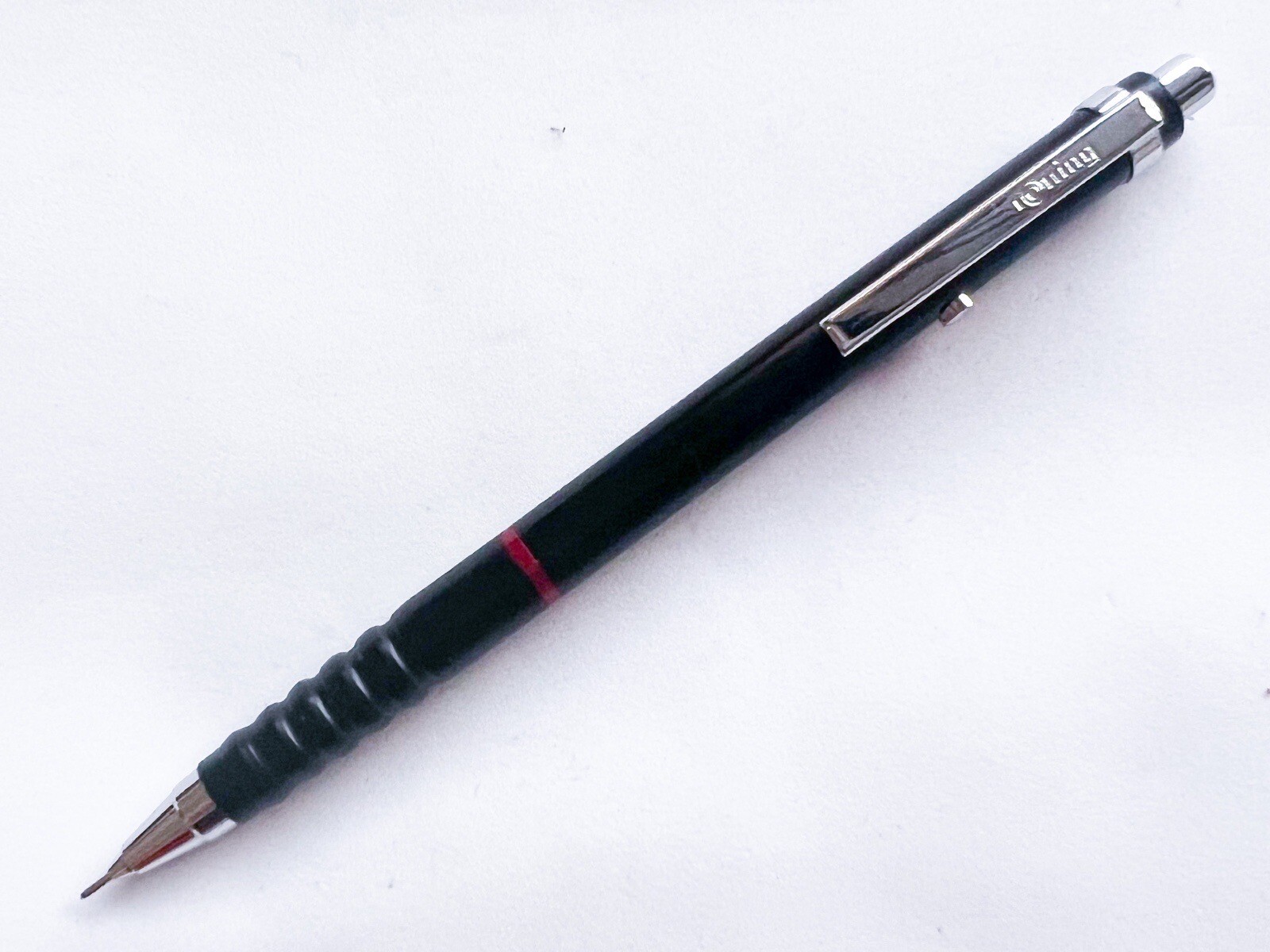 NOS Rotring Tikky 502 170 Black Metallic Double Push mechanical pencil 0.5mm Box