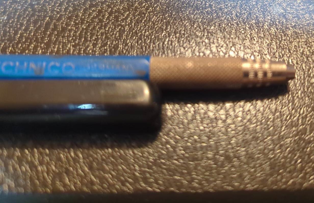 Vintage Staedtler Mars Technico Mechanical Pencil 1021 Blue with silver tip