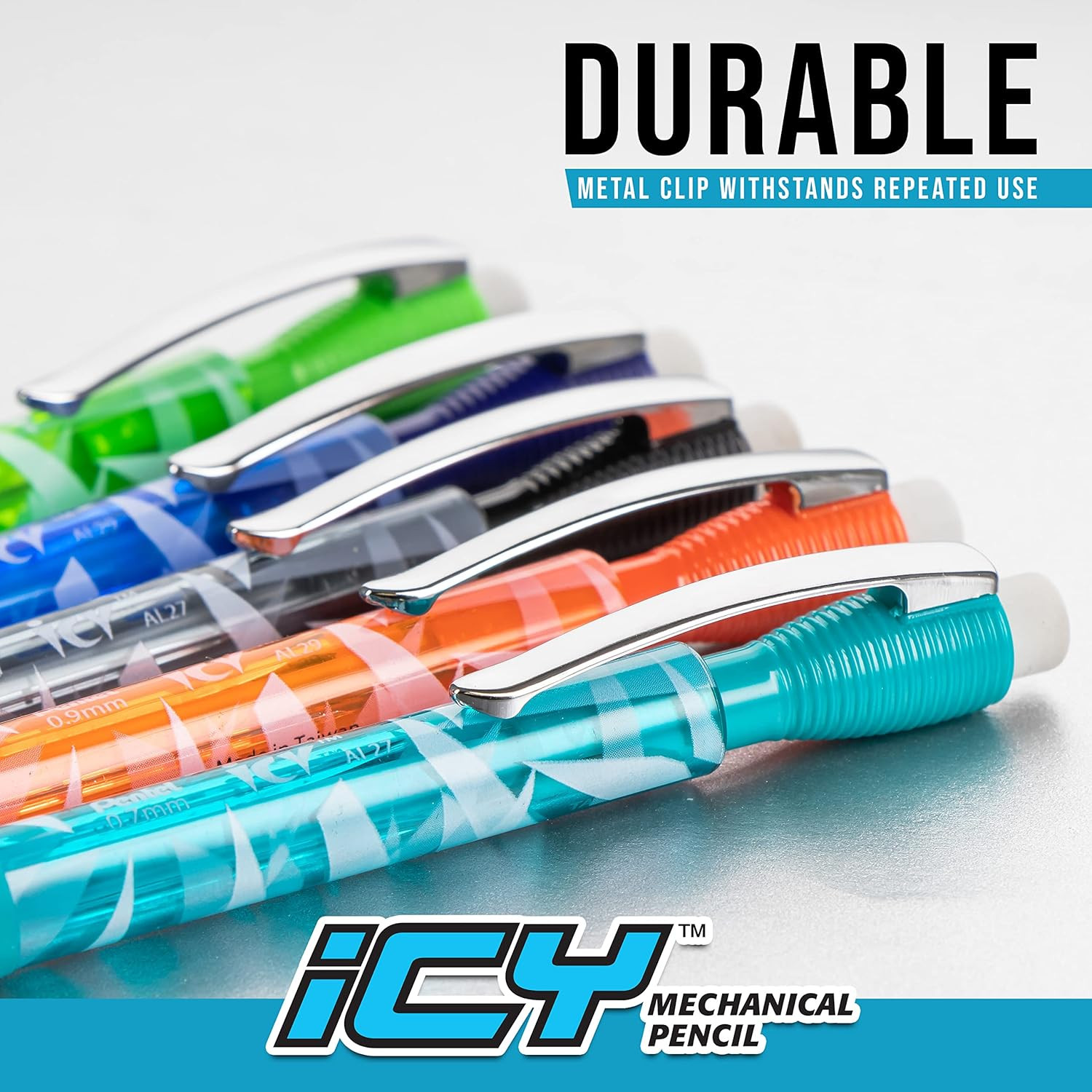 Icy Mechanical Pencil, (0.7Mm), Tinted Black Barrel, Box of 12 (AL27TA)