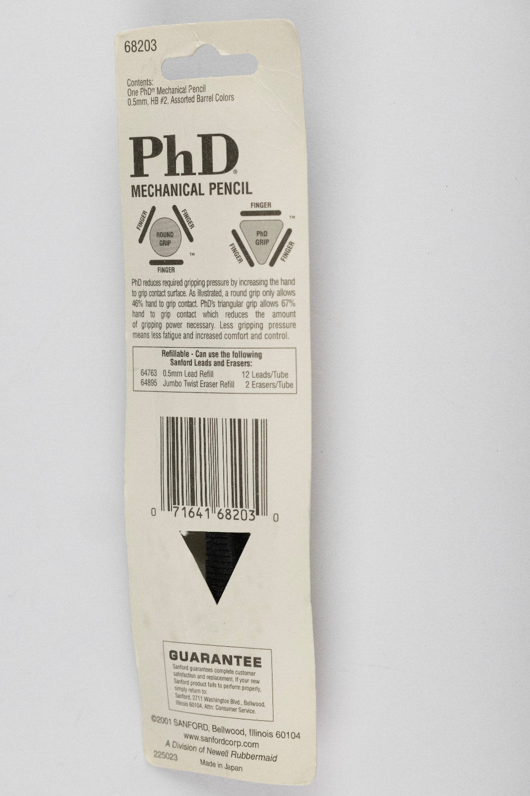 New Original PhD Mechanical Pencil Metallic Red 0.5 mm Made by Sanford (Rare)