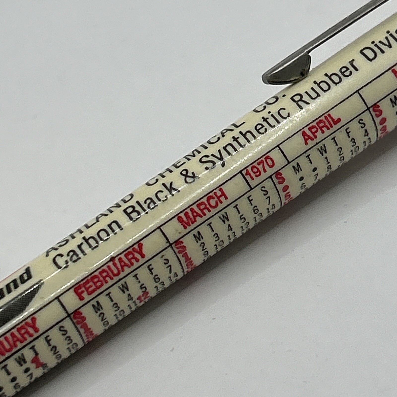 1970 Mechanical Pencil ASHLAND CHEMICAL CO. Carbon Black & Synthetic Rubber Div.