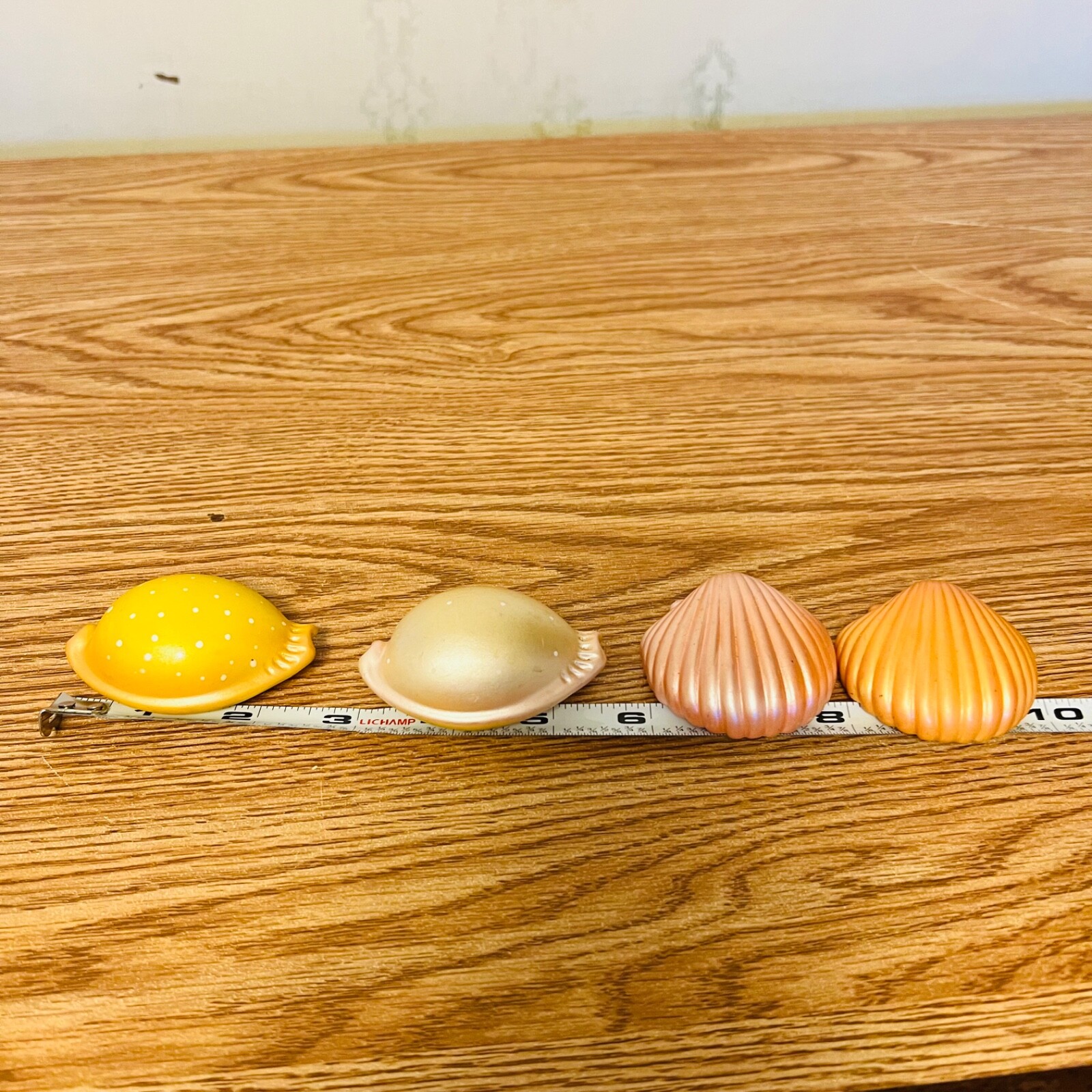Pencil Sharpner Sea Shell Lot of 4 Plastic Smooth to the Touch