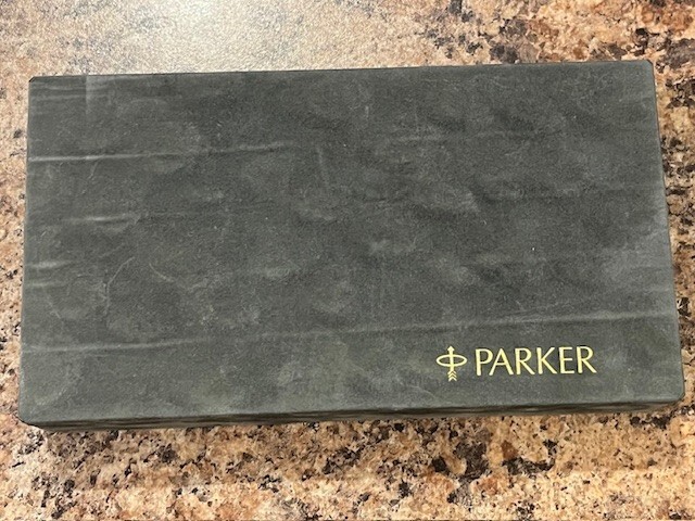 Parker Maroon Marble & Waterman Paris mechanical pencils & Parker Pen Holder