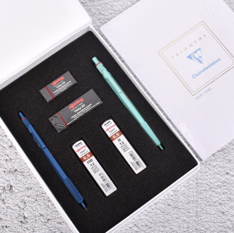 rOtring 600 Mechanical Pencil 0.5mm Limited Edition (Dark blue, Mint) / Tracking
