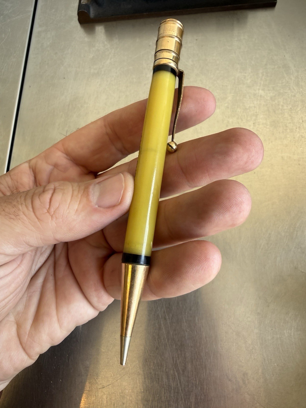 Gold Bond Stonite Yellow 1.1mm Pencil – 1930’s