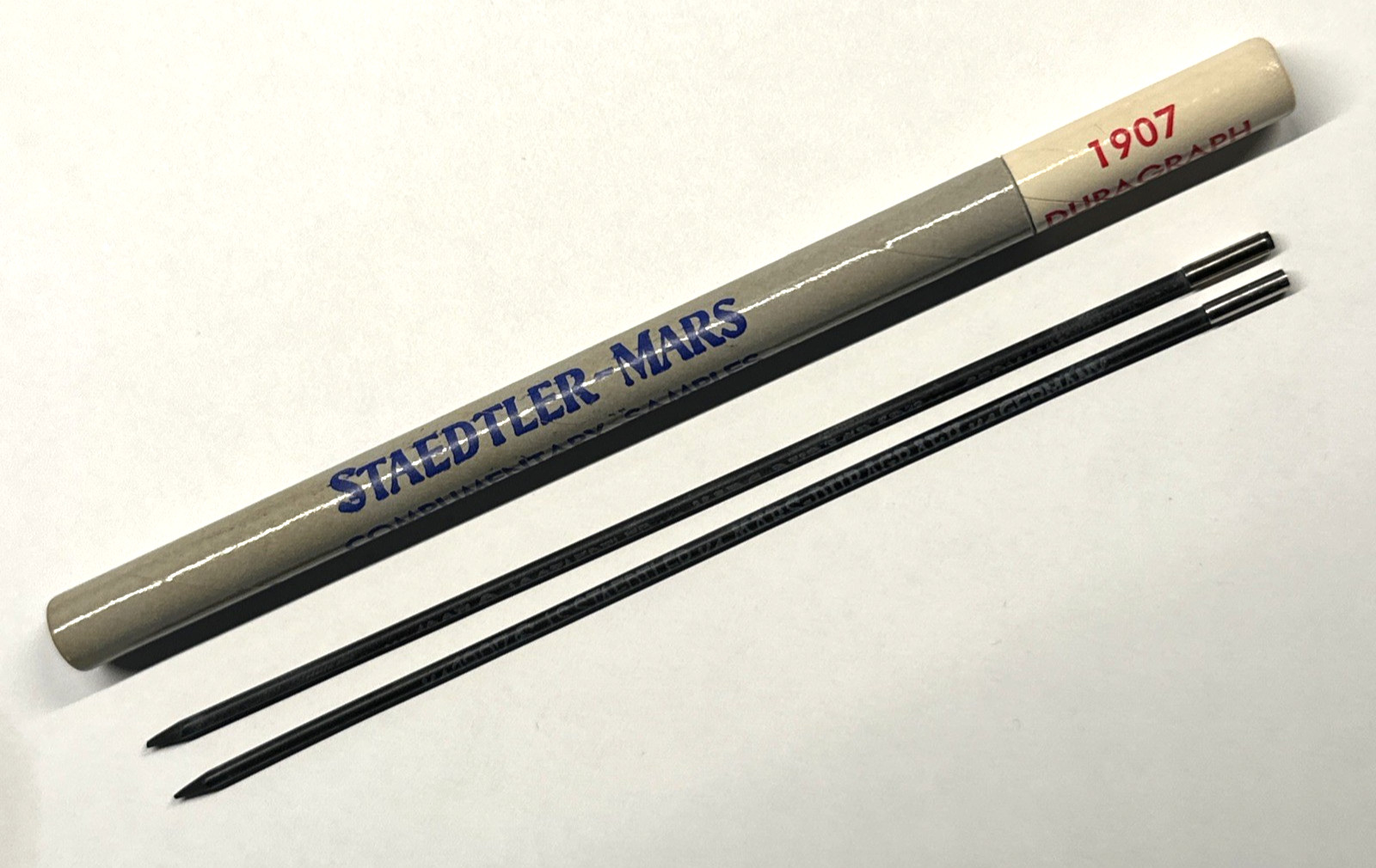 Vintage Staedtler Mars Complimentary Samples Drawing Leads Tube 1907 Duragraph