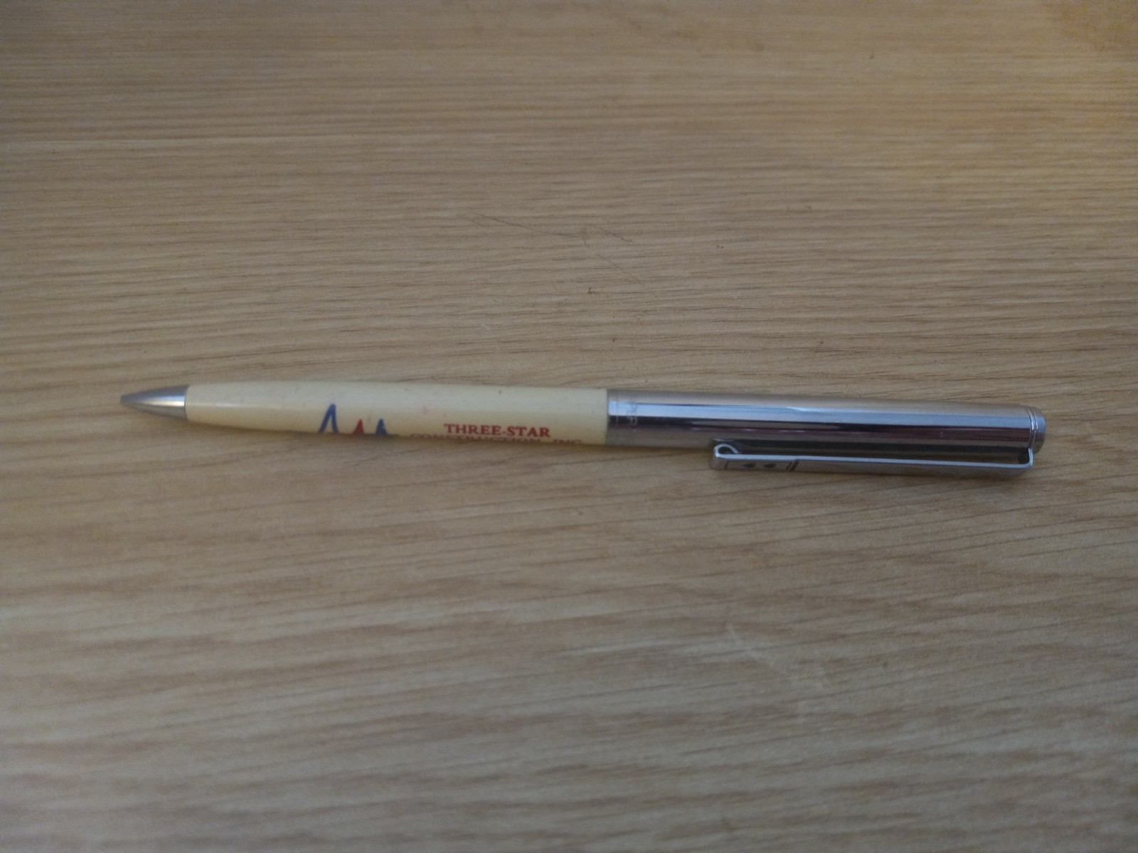 VTG Papermate Mechanical Pencil 3 Star Construction East Chicago Advertising