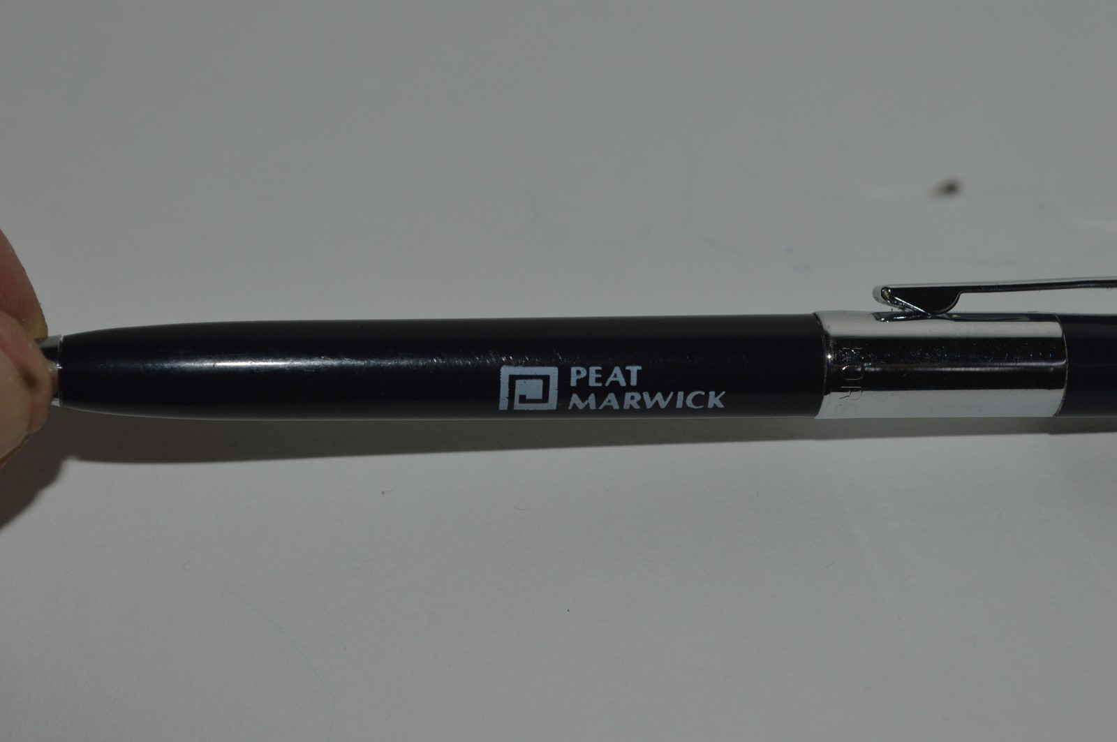 SCRIPTO P369 Mechanical Pencil .9mm Peat Marwick Promo Korea 1970s New Old Stock