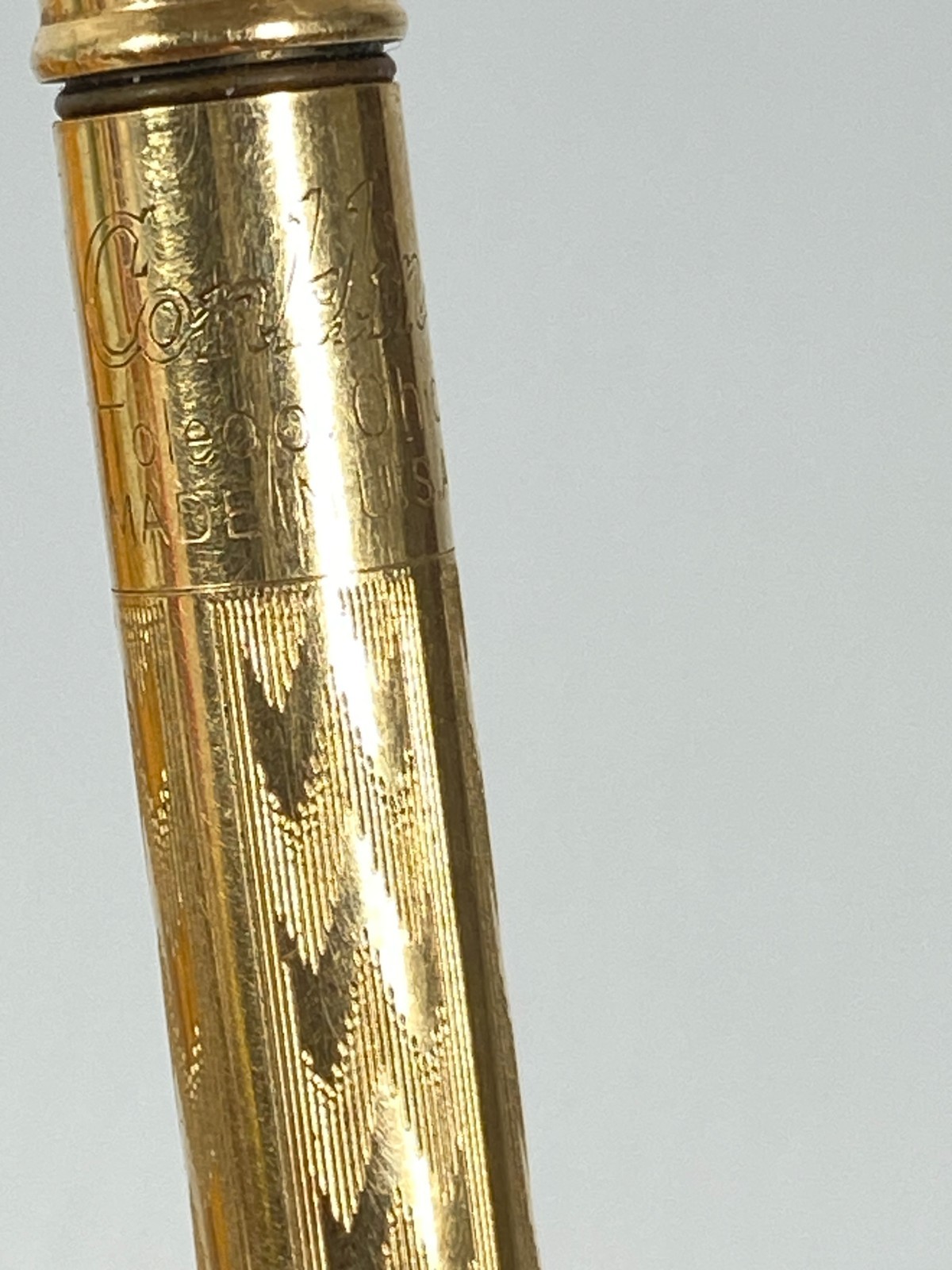CONKLIN Pat 1920 Mechanical Pencil NO 4RS Ring Top Rolled Gold Toledo Ohio