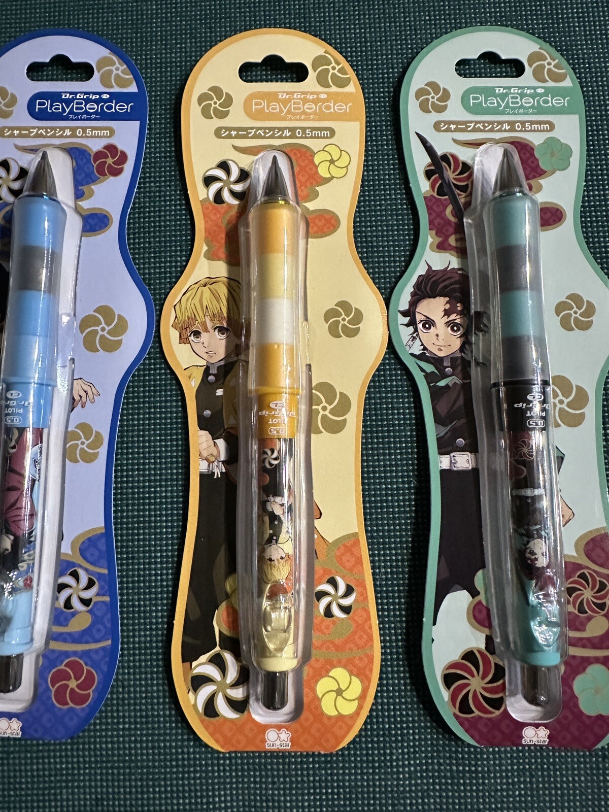 Pilot Dr.Grip Playborder 0.5mm Set Of 4 demon slayer Kimetsunoyaiba