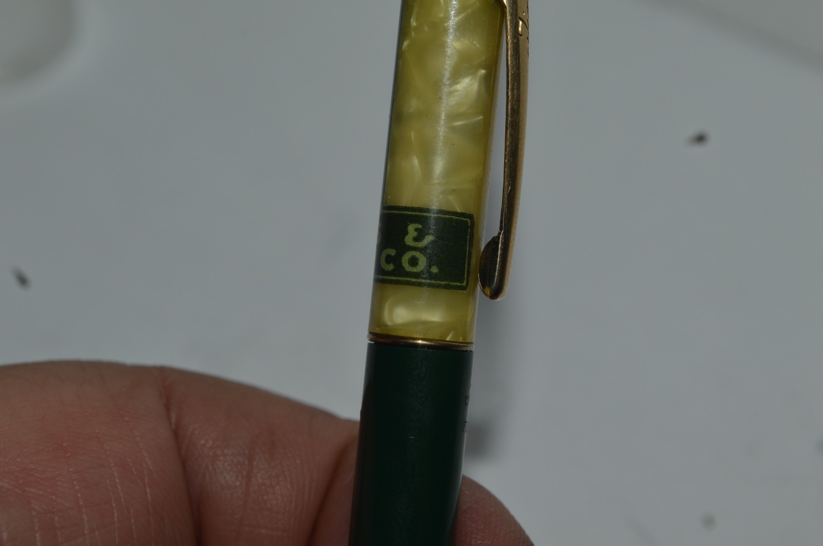 FINELINE Mechanical Pencil By Sheaffer Standard Glass & Paint Promo Circa 1950s