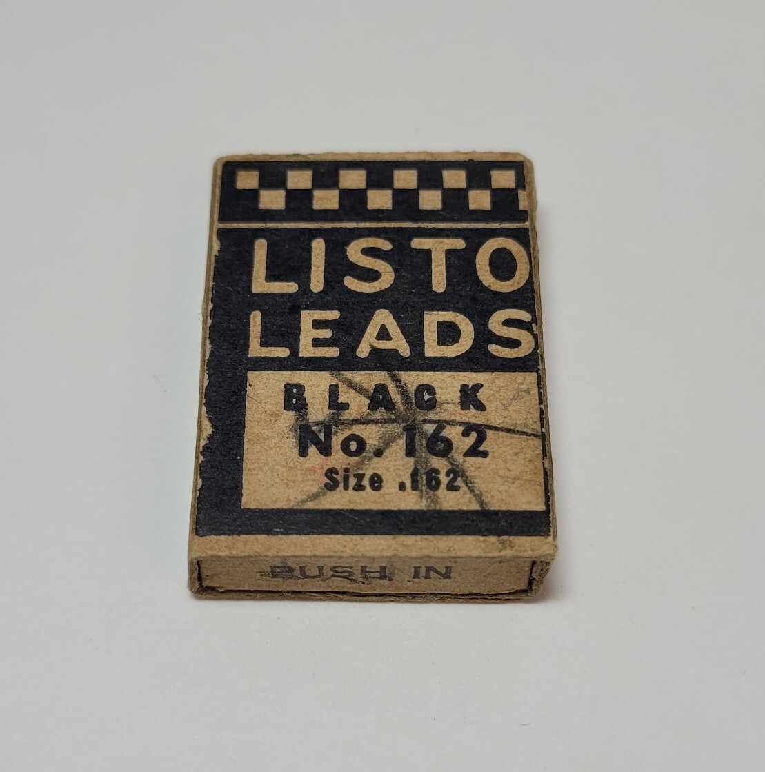 Vintage Listo Leads Black No. 162 Marking Made in USA California Boxed Collectab