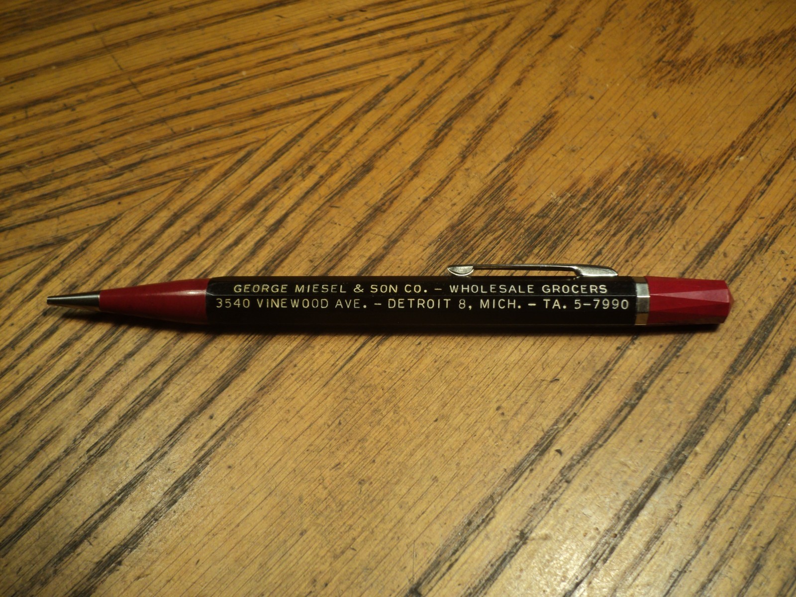 Vintage Autopoint Mechanical Pencil George Miesel & Son Co 5-3/4″ Long USA B