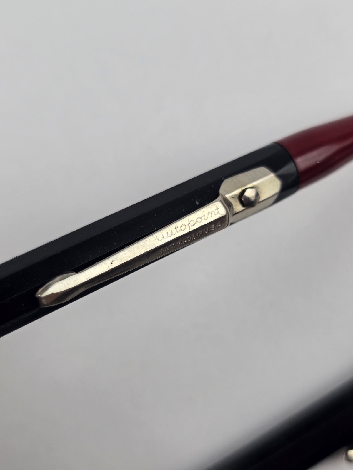 Lot Vintage Autopoint Twin point Red / Black Mechanical Pencils Advertising