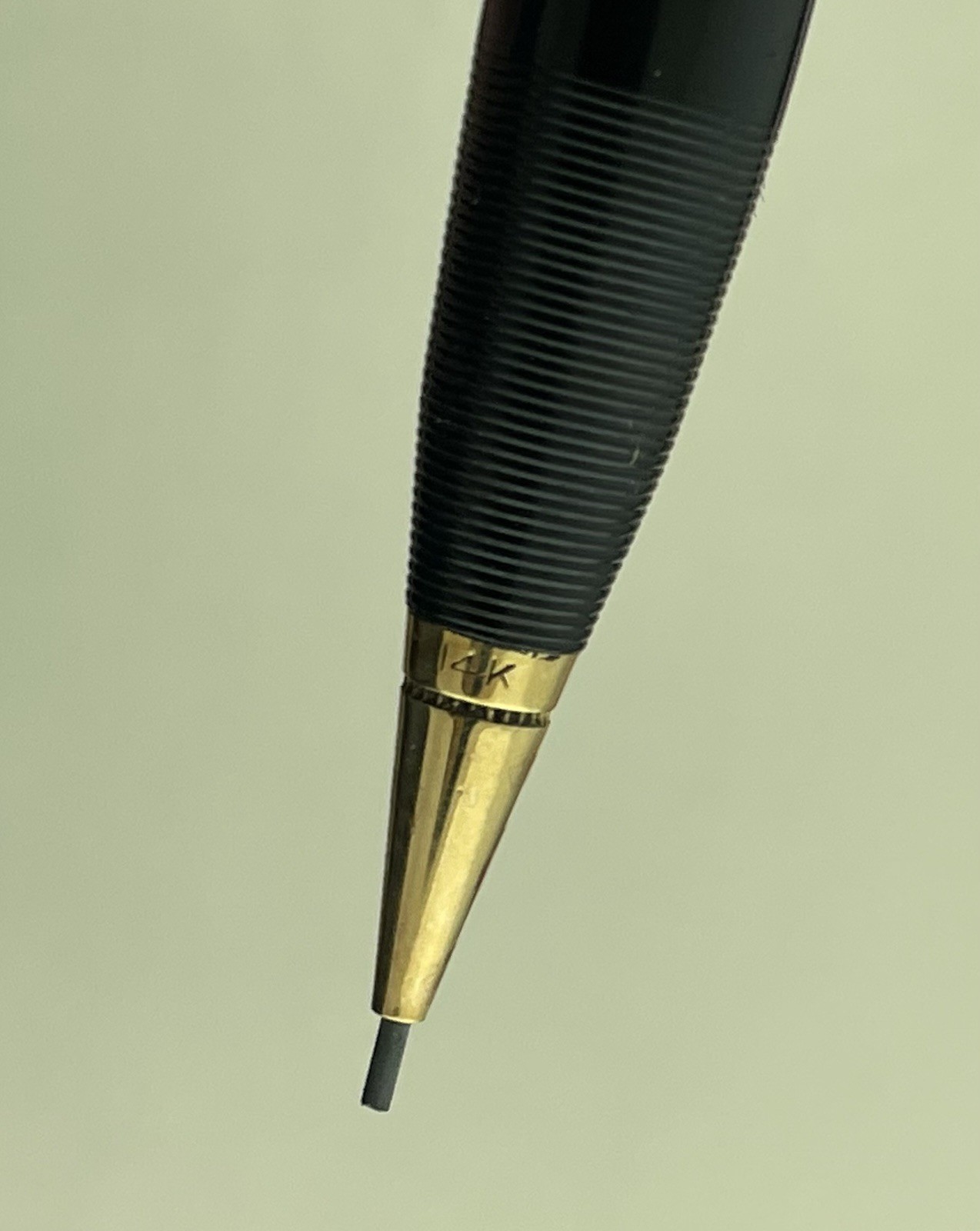 Parker 51 Pencil ~ To Match Fountain Pen ~ Windowpane ~ 14K Trim ~ Clean