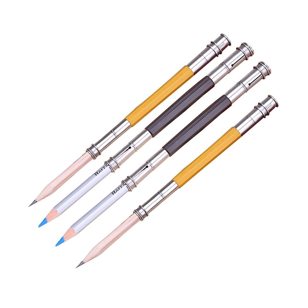 SIPLIV Dual Head Pencil Holder Extender 6 Count (Pack of 1), Random