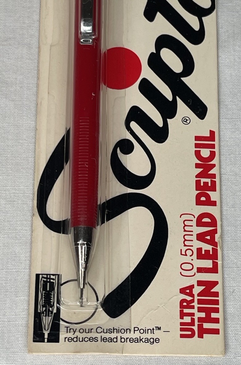 Scripto NOS Ultra Thin Lead Pencil 0.5MM P209 Japan Vintage Mechanical