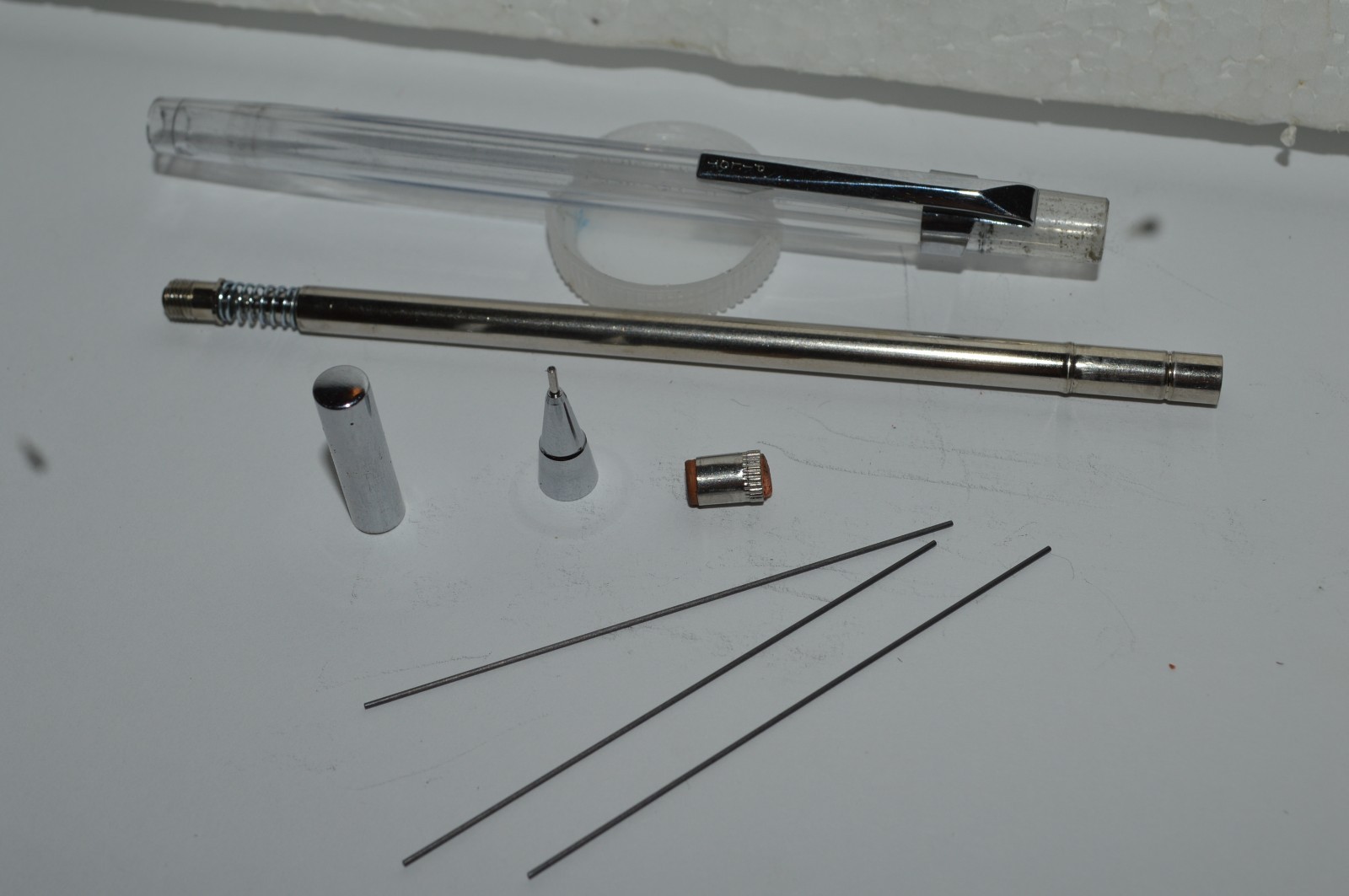 PILOT Automatic Pencil 0.5mm Transparent Body Made In Japan Rare HTF