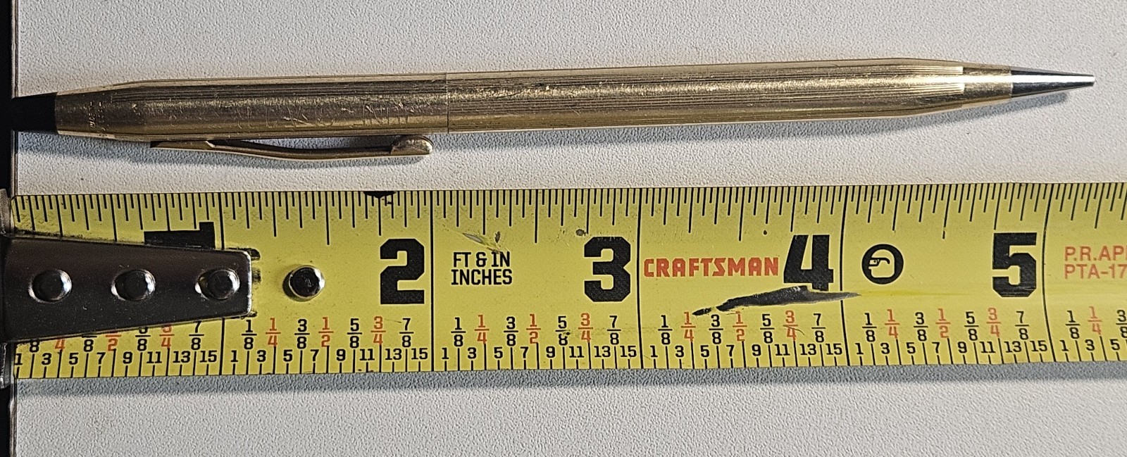 Vintage Cross 1/20 12k Gold Filled Twist Pencil Made in USA With Lead Works