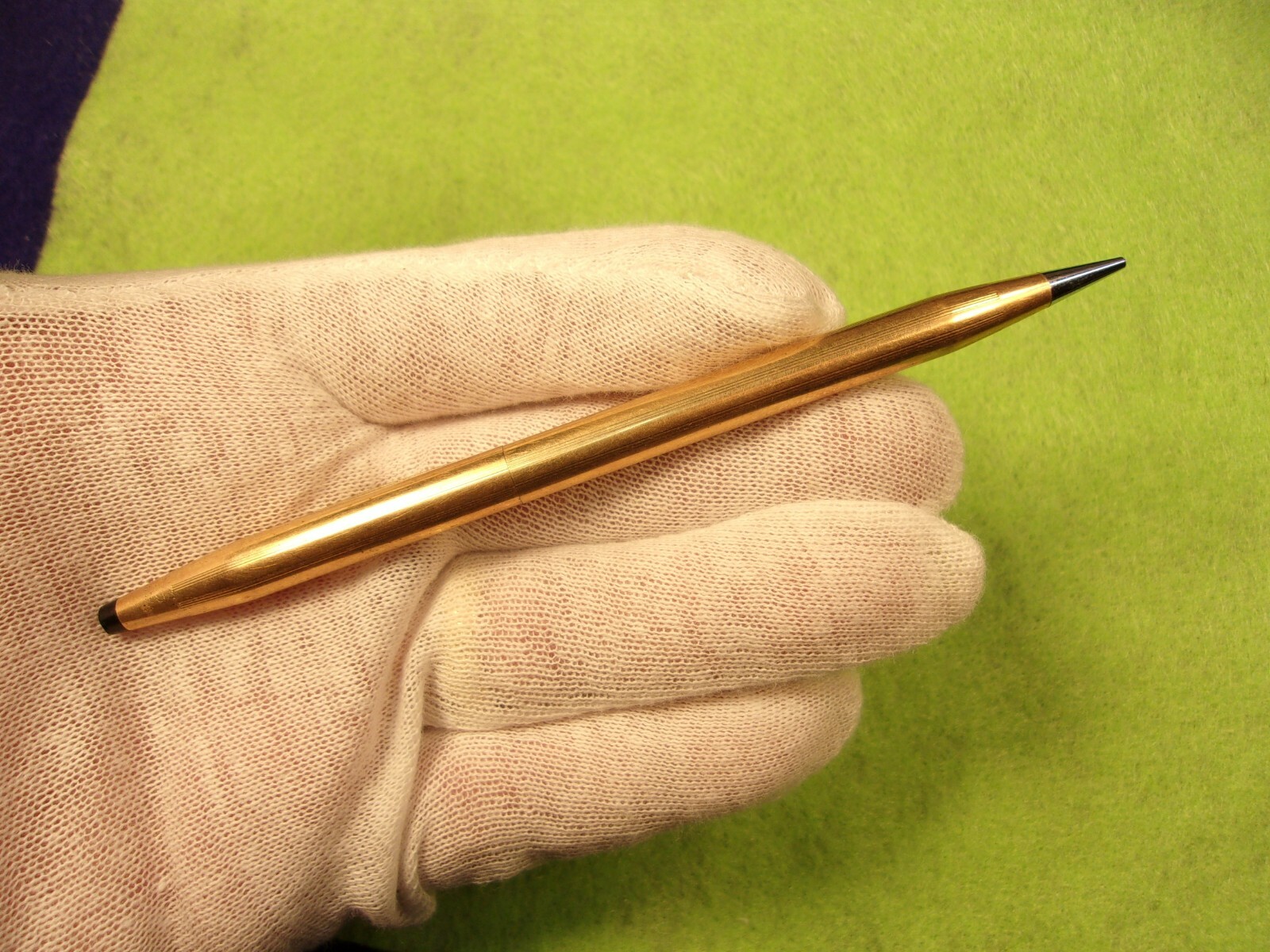 EXCELLENT OLDER VTG ROSE GOLD FILLED “CROSS” MECHANICAL PENCIL “WAM” MONOGRAM
