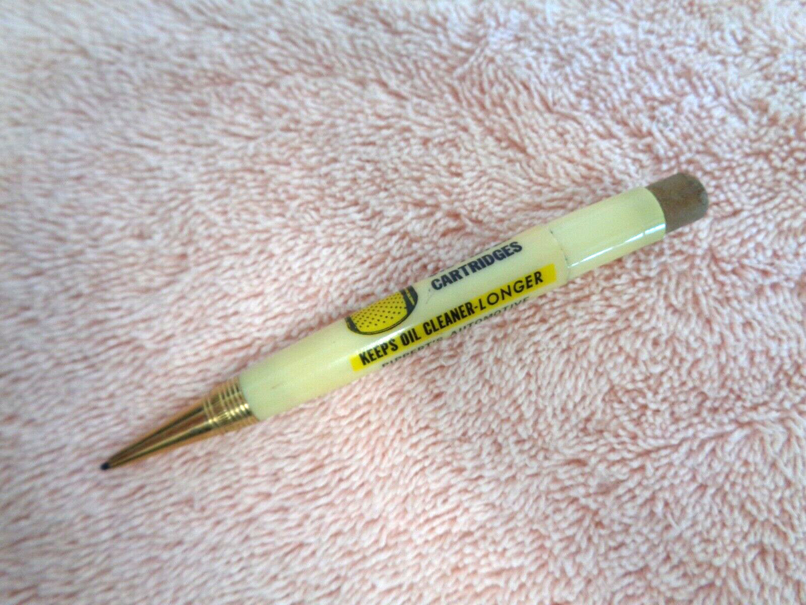 Vtg Pippert’s Automotive Parts – Lawrence KS Mechanical Pencil -Hastings Filters