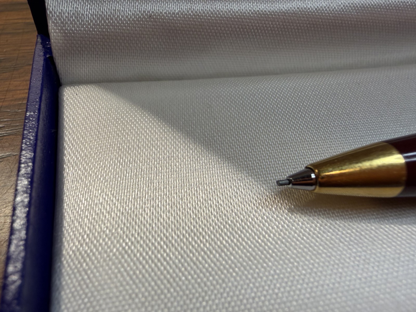 Waterman Expert Mechanical Pencil Burgundy Lacquer Gold Trim Paris France + Box
