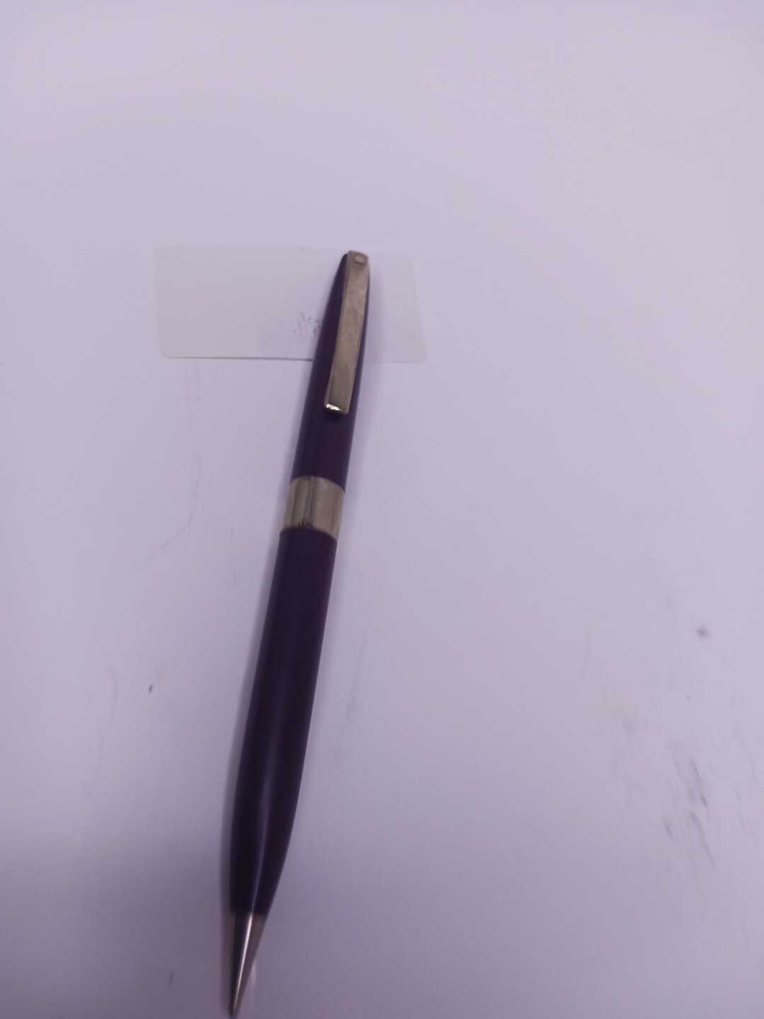VTG Sheaffer Imperial IV Square Top White Dot Maroon Mechanical Pencil USA