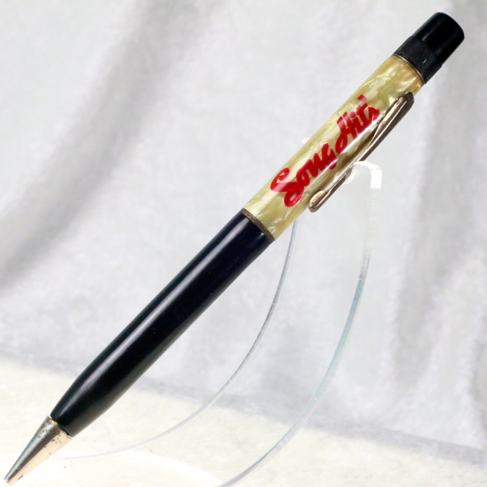 1937 WEAREVER 340 ‘Visible’ Music Makers Song Hits Advertising Mechanical Pencil