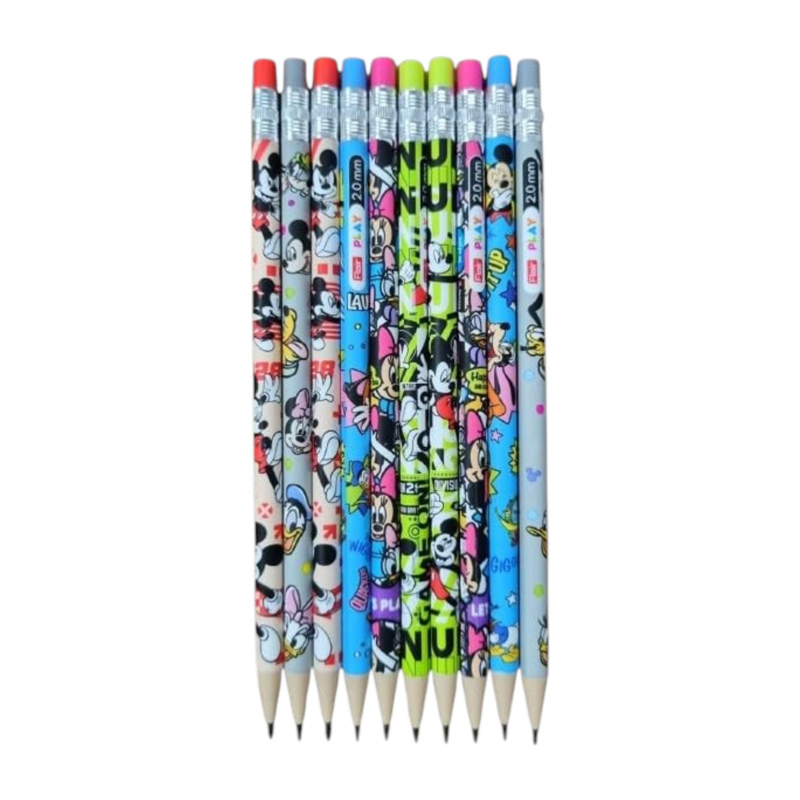 Flair 2.0mm 2B Mechanical Pencils Pack of 3 with Sharpener & Eraser