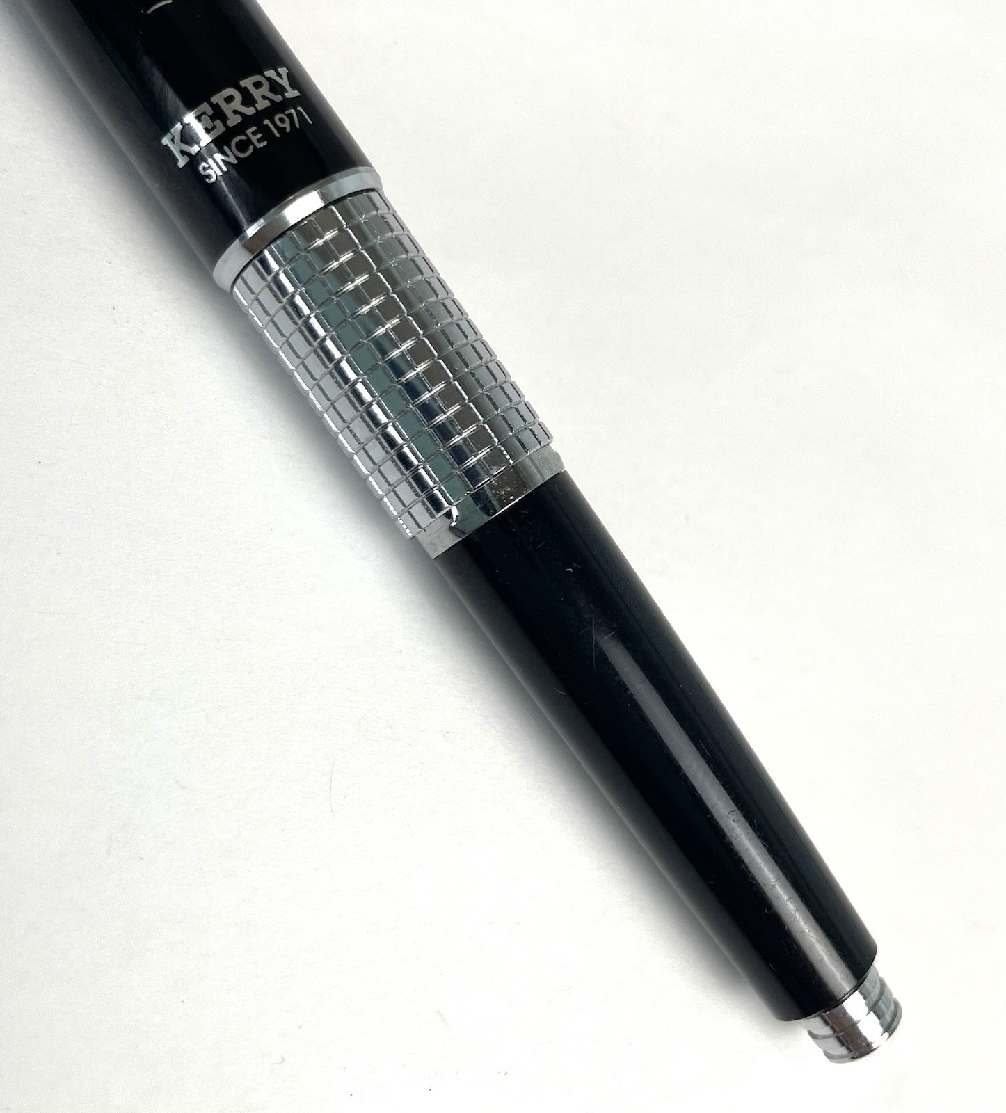 Pentel KERRY P1035 0.5mm Mechanical Pencil Black & Silver Japan