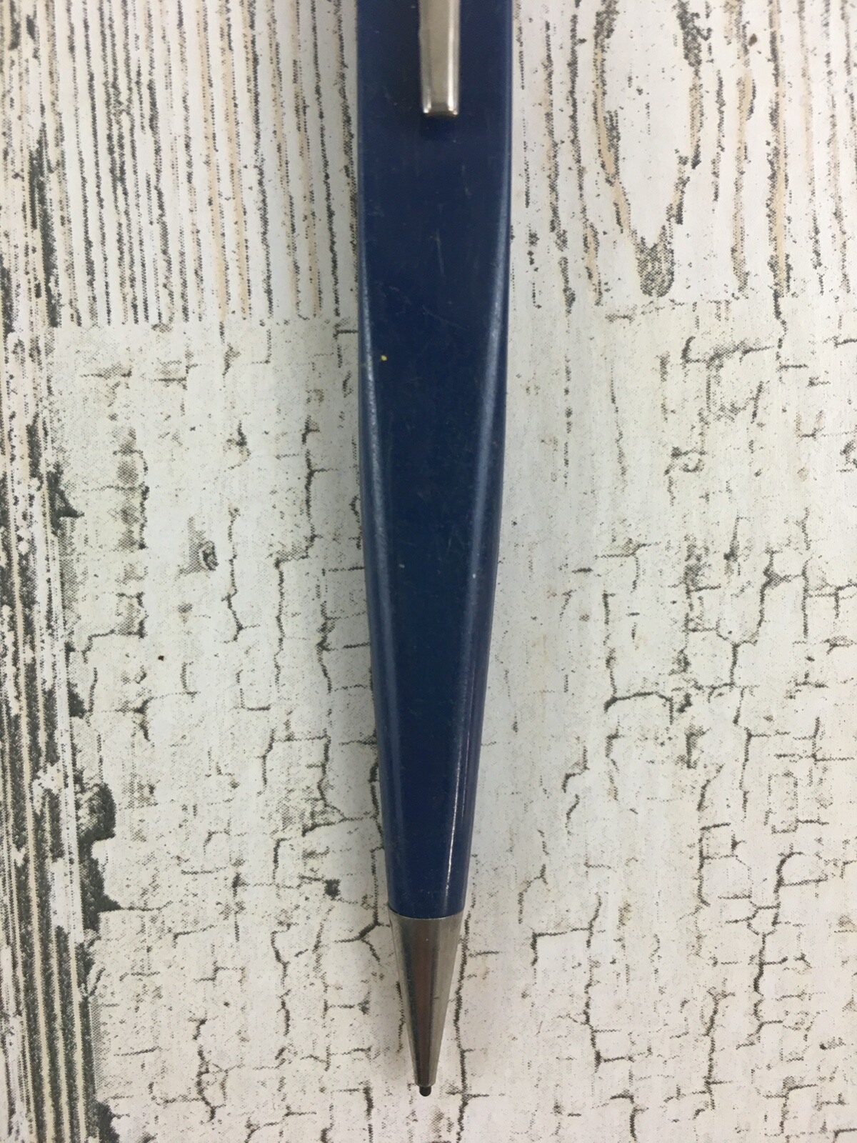 Vintage Slencil Flat Mechanical Pencil Blue