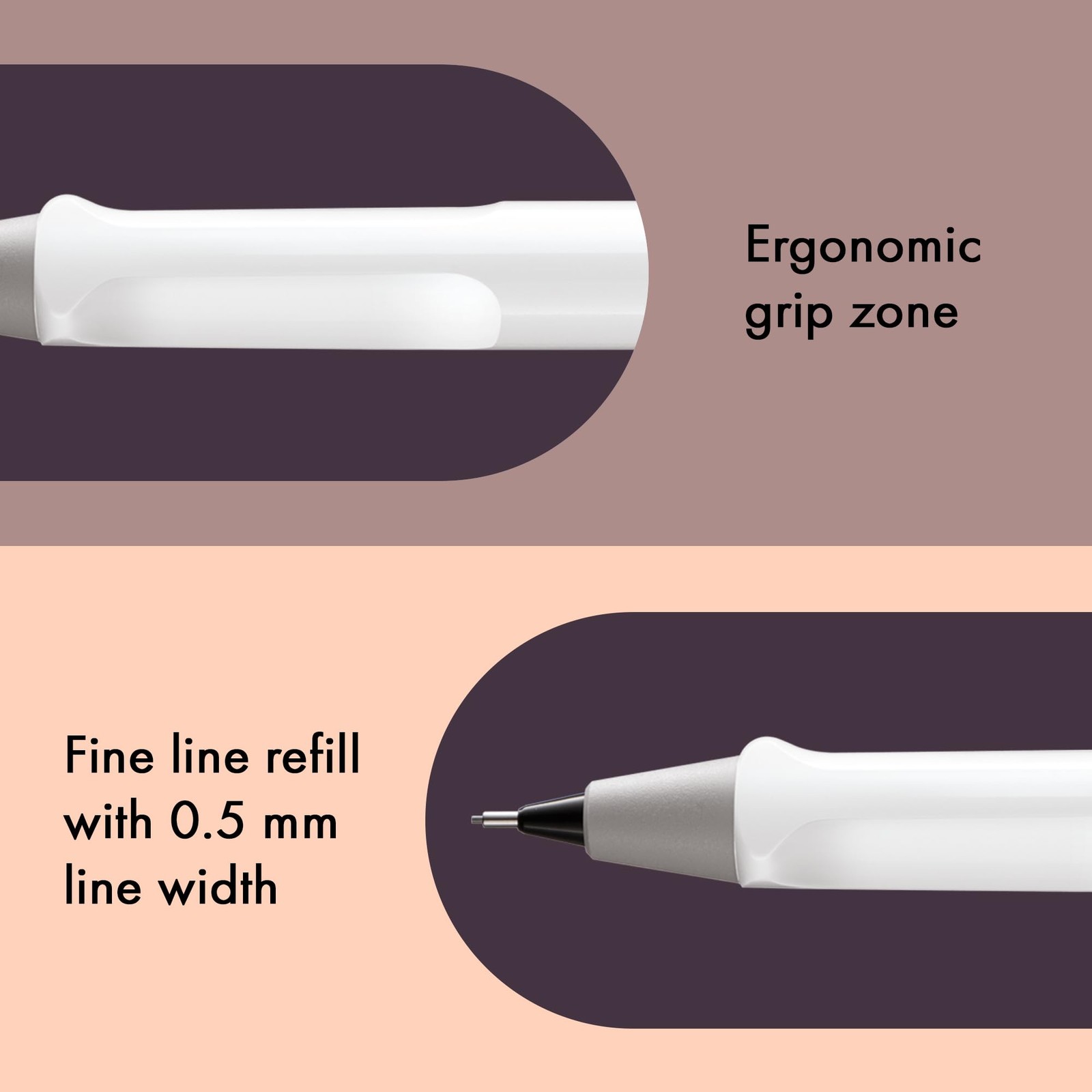 LAMY safari white – Mechanical Pencil with ergonomic grip Office Product