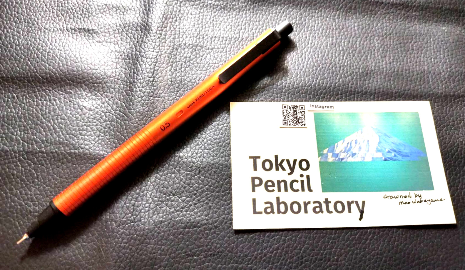 DDU/Uni Kurutoga Metal Limited Edition Sunrise Orange 0.5mm Mechanical Pencil/JP