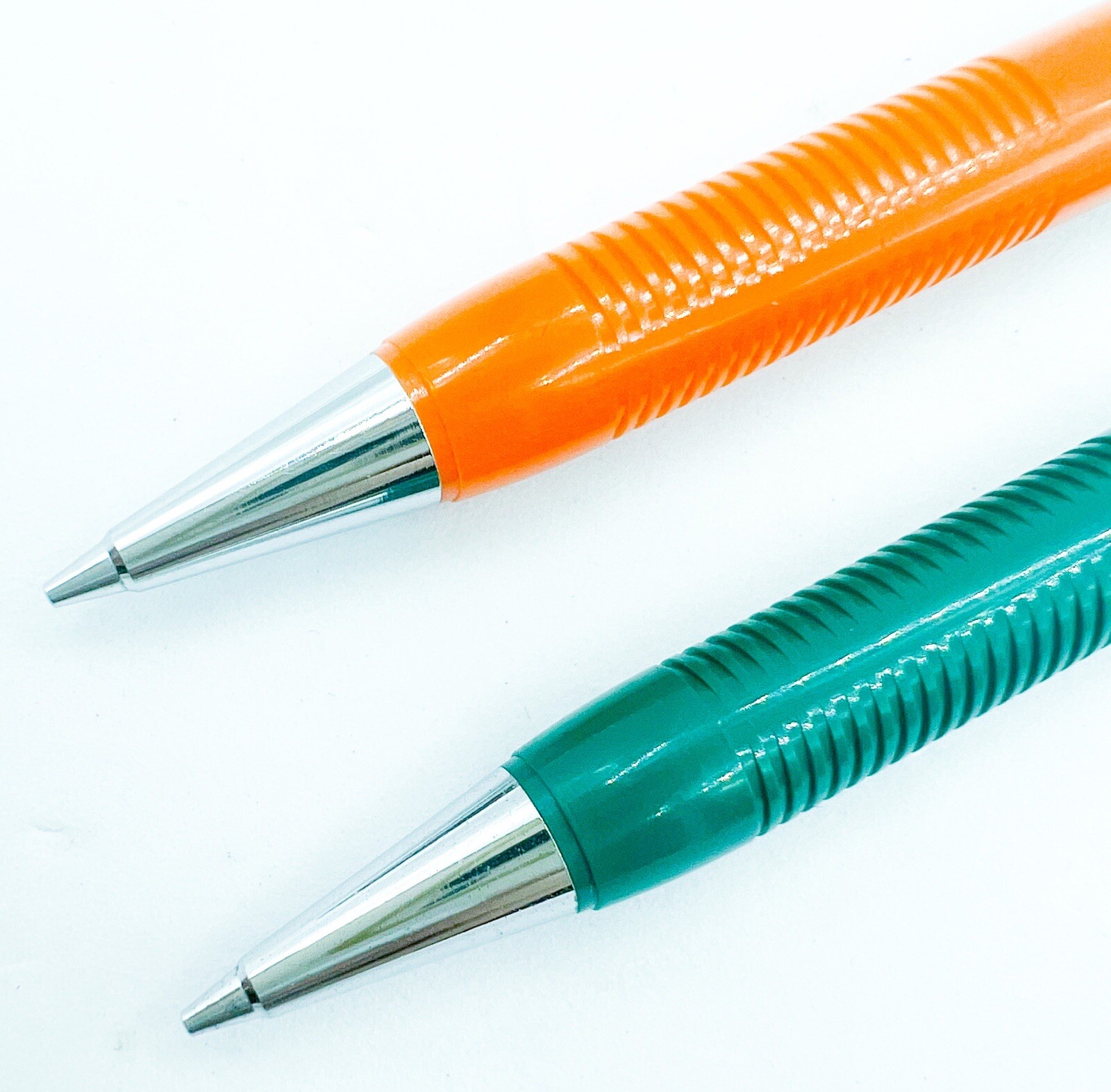 Kokuyo 2pcs Mechanical Pencil PS-11 Orange Blue Body side Knock Click 0.5 mm