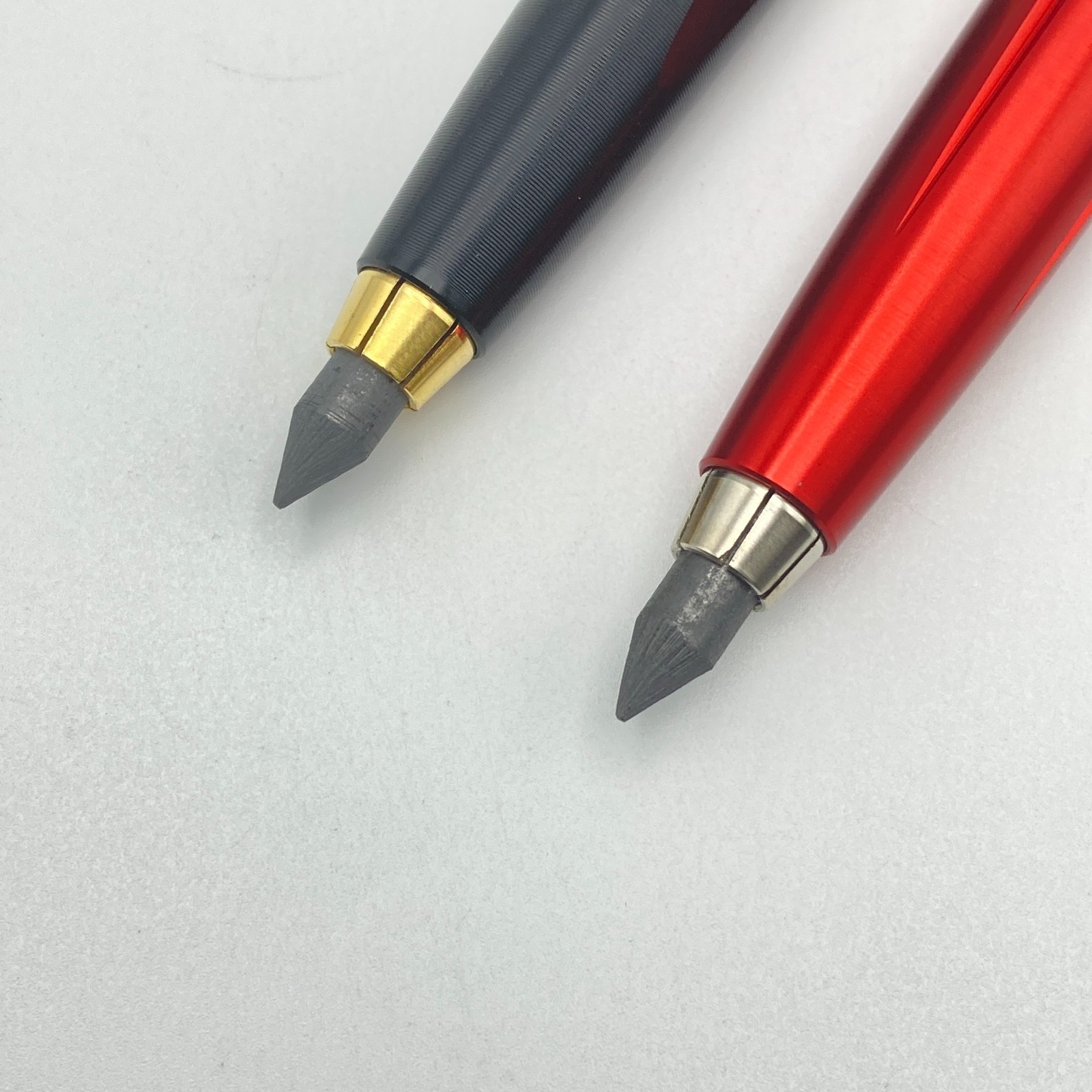Koh-I-Noor 5.6mm Lead Holder Clutch Pencil Set Red Black 2pcs
