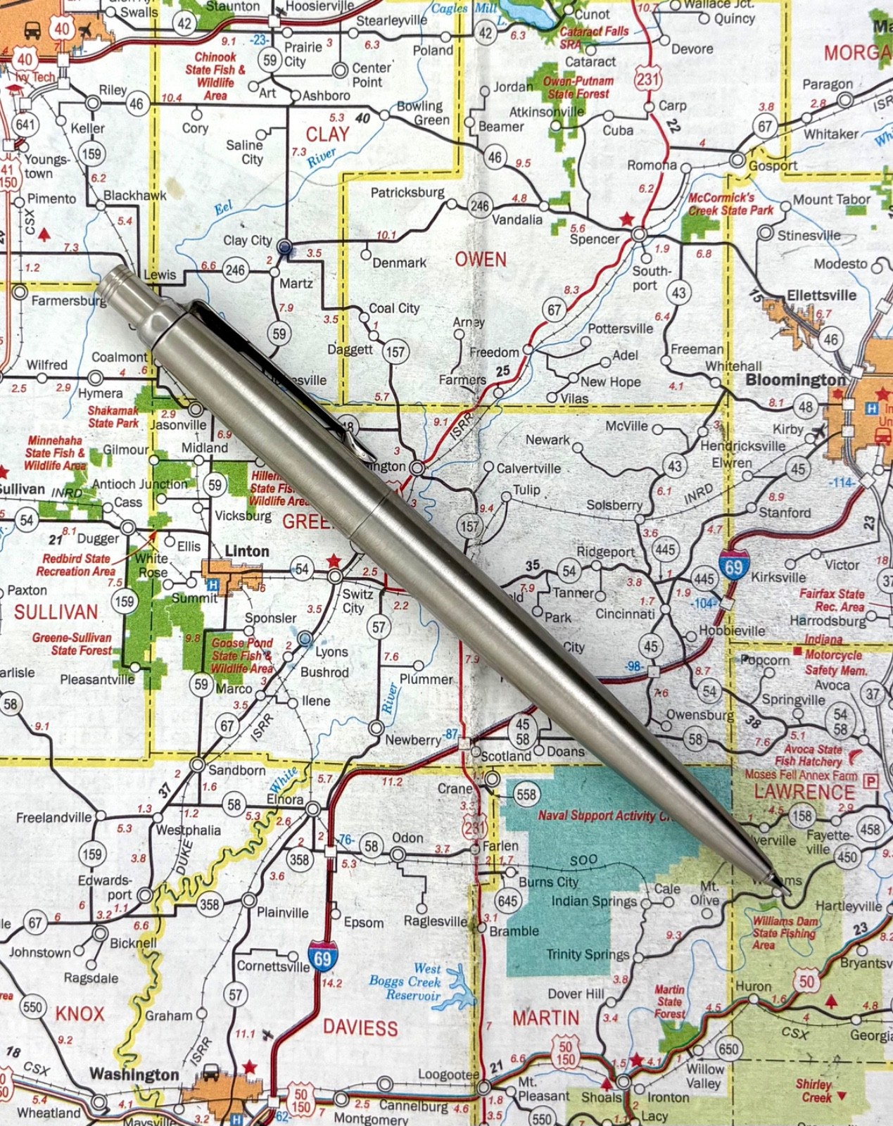 Parker Vintage Stainless Steel Jotter (“flighter”) 0.5mm Pencil – working