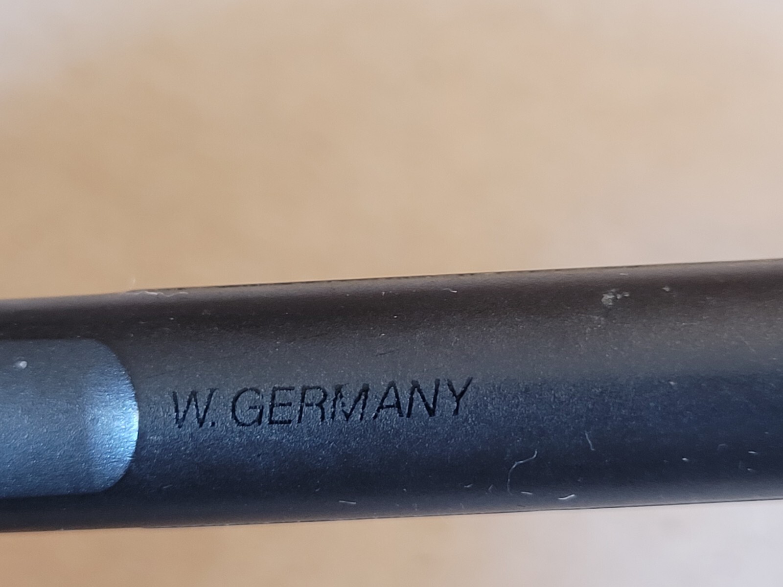 Vtg Lamy Safari Push Mechanism Pencil (0.5 mm) in Gray Black clip West Germany